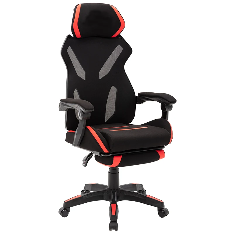 
Quality High Back Manager Rotating Office Ergonomic Swivel Net Computer Gaming Mesh Chair With Footrest 