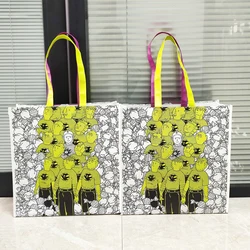Promotional foldable laminated pp woven shopping bag non woven bag with printing