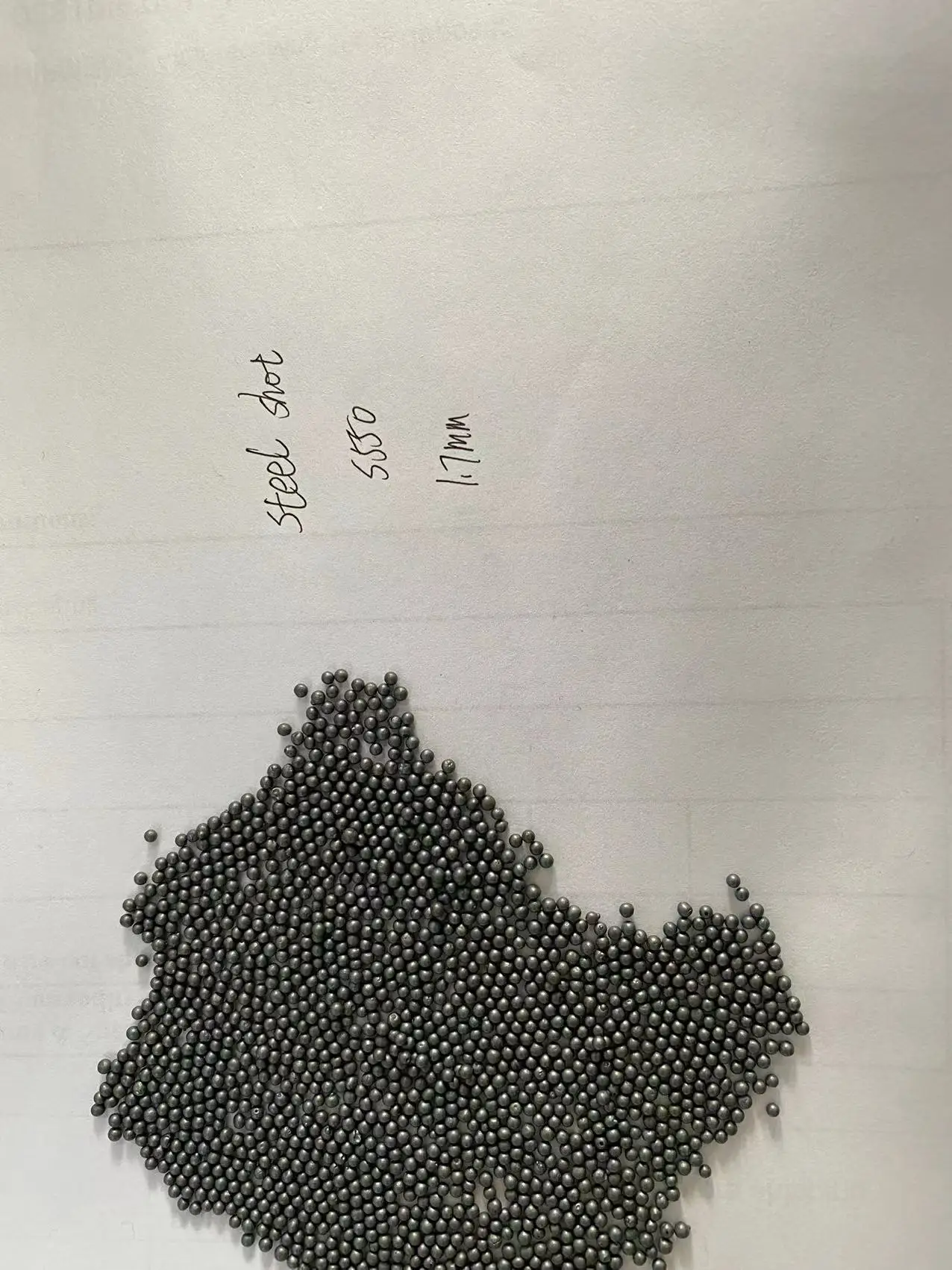 China High Quality Cast Steel Shot Beads S550 Shot Blasting Steel Shot Ball