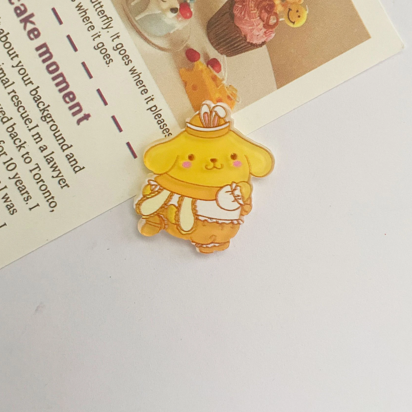 Acrylic Patch Cartoon Anime Accessories Lovely Kitty Cinnamoroll My Melody DIY Hair Clip Accessories Headwear Brooch Material