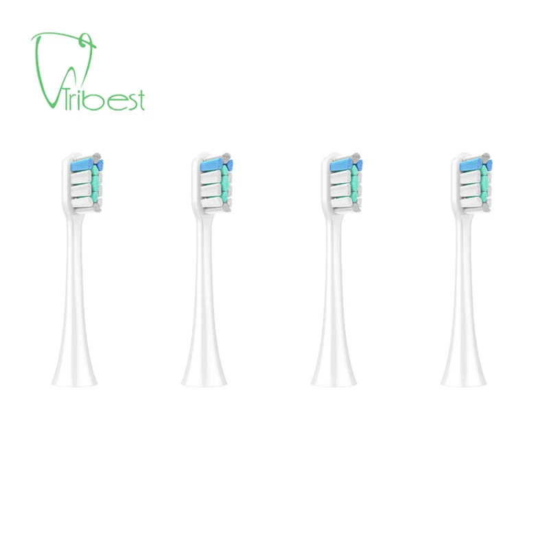 Tribest High Density Bristles Round Replacement Electric Toothbrush Head For Philips (1600589436158)