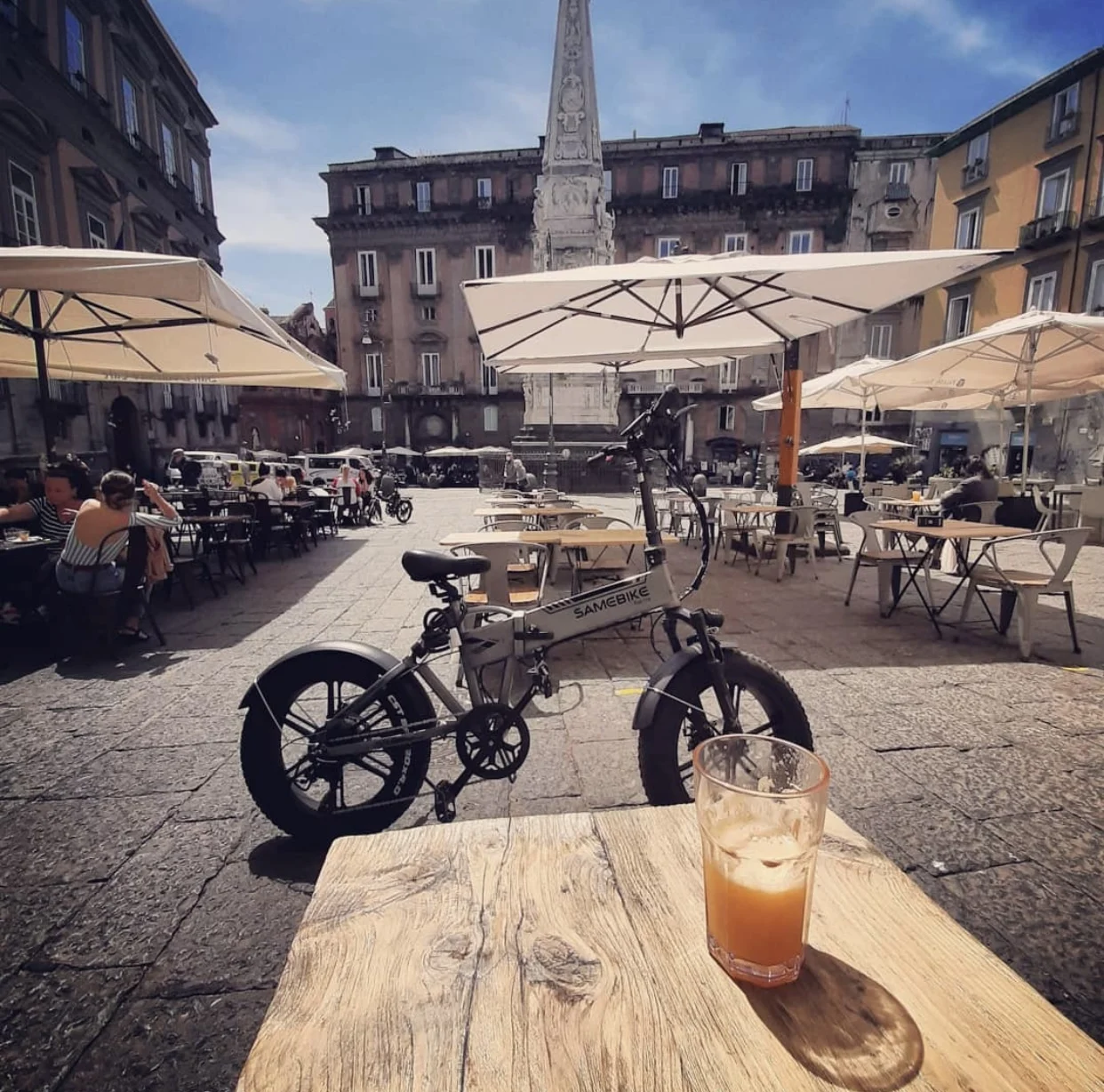 EU Poland Warehouse for delivery 500w fat tire SAMEBIKE XWLX09 FOLDING ELECTRIC BIKE for woman ebike