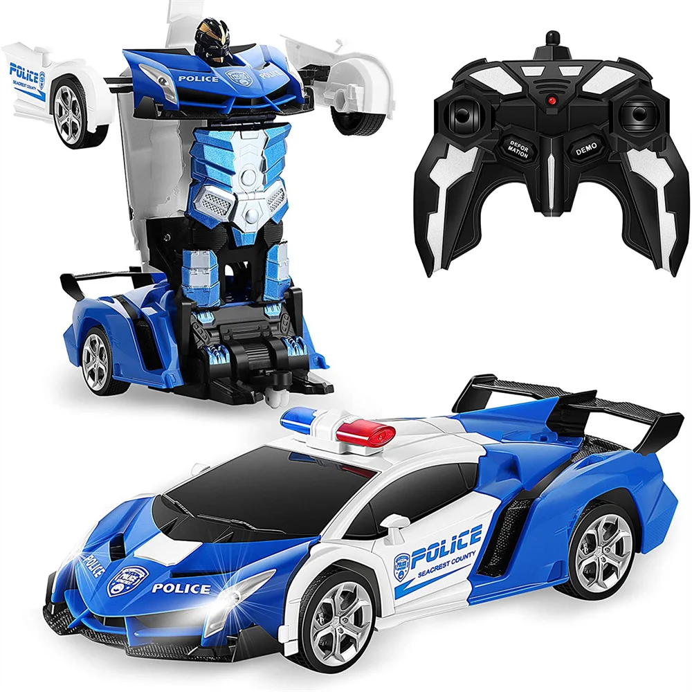 Dropshipping Rc Stunt Car, Chargeable Electric Robot Toy Car Remote Control For Kids//