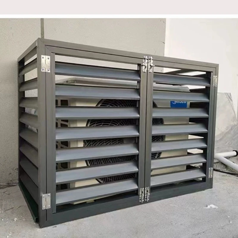 Aluminum Hollow Louver Building Sunshade Louver White Modern Aluminum Alloy  Metal Shutters Vertical louvers aluminium windows