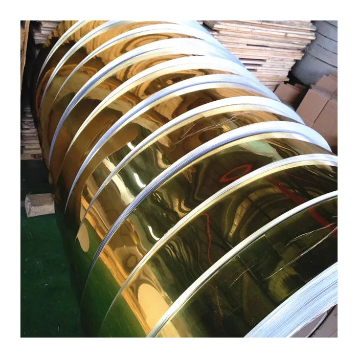 rose gold aluminium mirror coil strip price alloy 1060 manufacturer