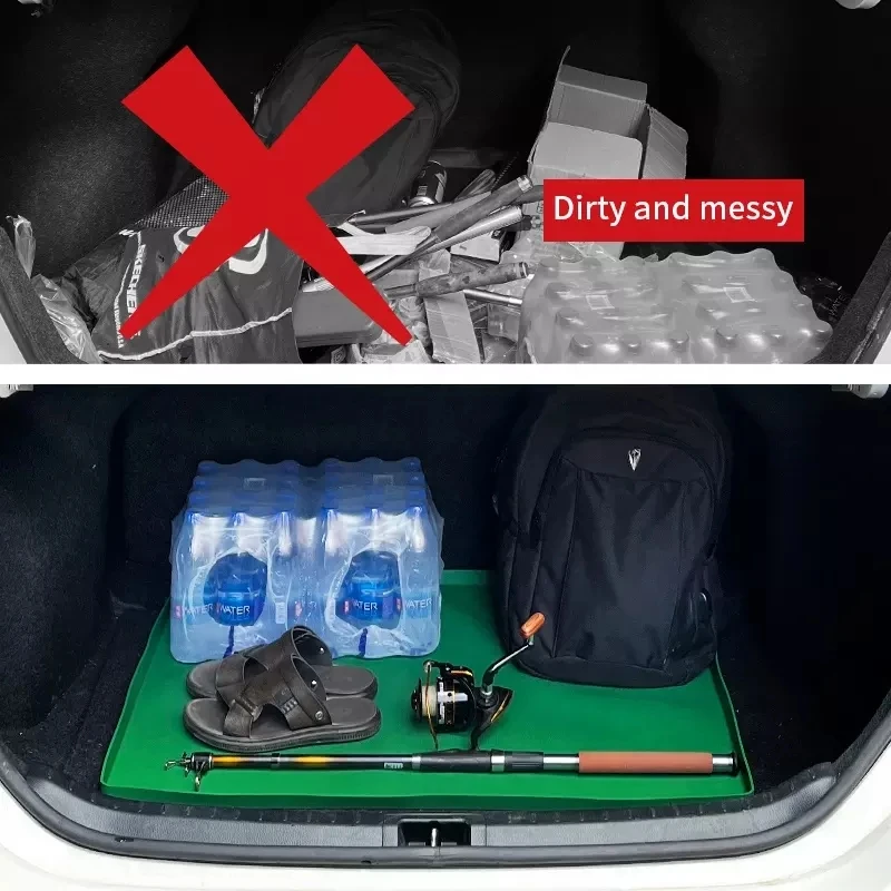 2023 Eco-friendly Car Waterproof Rear Trunk Tray Case Car Boot Liner Mat Trunk Mat for car Accessories