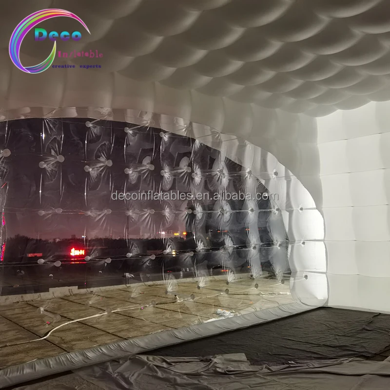 Transparent Clear giant Inflatable Tent inflatable cube tent inflatable balloon tent