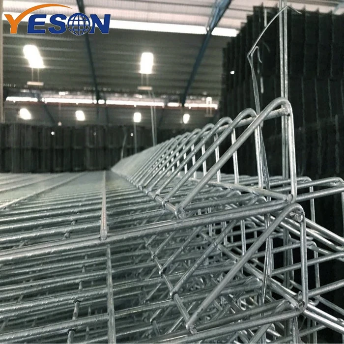 Steel material roll top triangle brc welded wire mesh fence