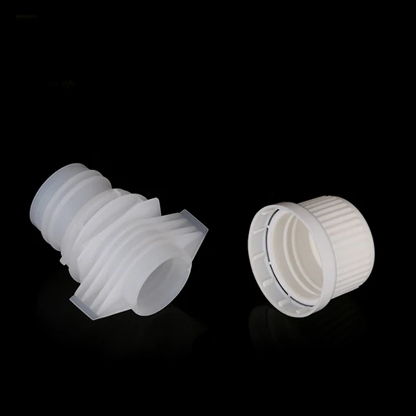 New Food Grade 20mm PE Spout Cap for Flexible Liquid Detergent Bag