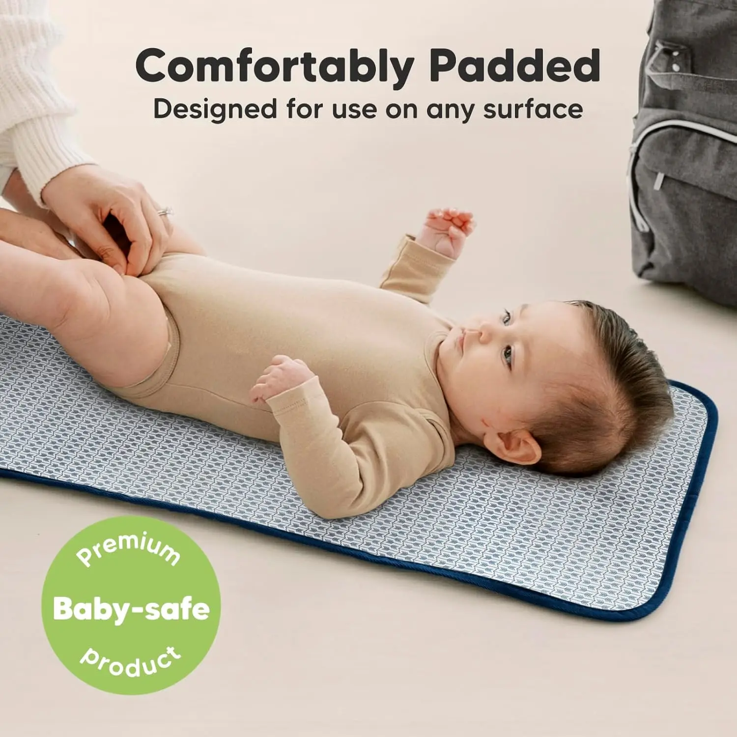 Lightweight Travel Diaper Pads Change Mat Waterproof Foldable Baby Changing Mat Portable Diaper Changing Pad