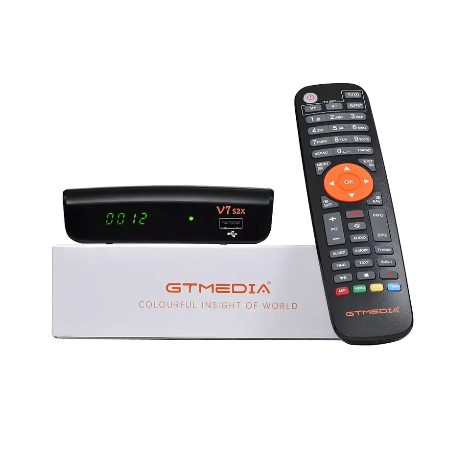 New Arrival Gtmedia V7 S2X Carbono HD DVB-S2 Receiver H.265 With SKS And IKS Carbono Box