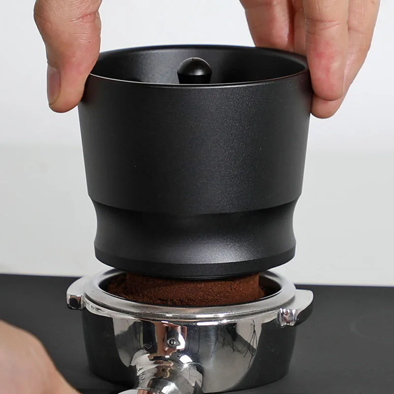 58 мм аксессуары для кофе из алюминиевого сплава противоскользящая пыль порошковая чашка сборщик кофейных порошков пресс дозирования колец