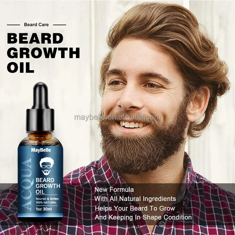 Private Label Organic Beard Growth Serum And Balm Care Set For Men Custom Logo Beard Growth Kit With Derma Roller