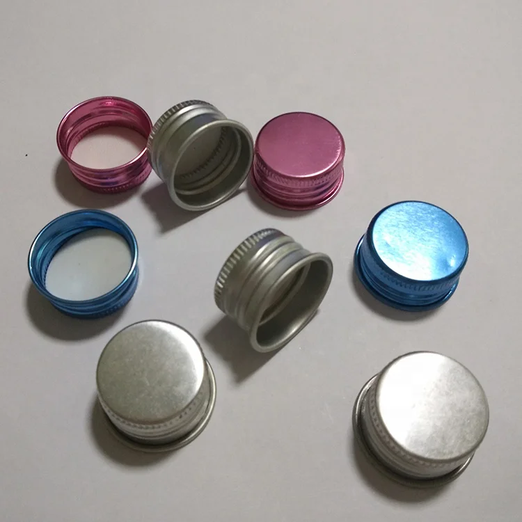 24mm 28mm 38mm Custom Color Aluminum Drink Bottle Lid Metal Screw Top Bottle Cap for Glass Jar
