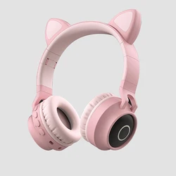 Wholesale Colorful foldable kids cute retractable headset