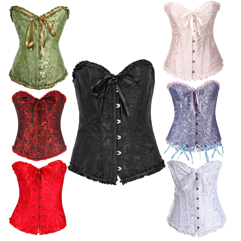 Wholesale Sexy Women Bustier corset best seller Top Corset Boned Waist Trainer Lingerie Overbust Corsets Body Shaper Plus Size