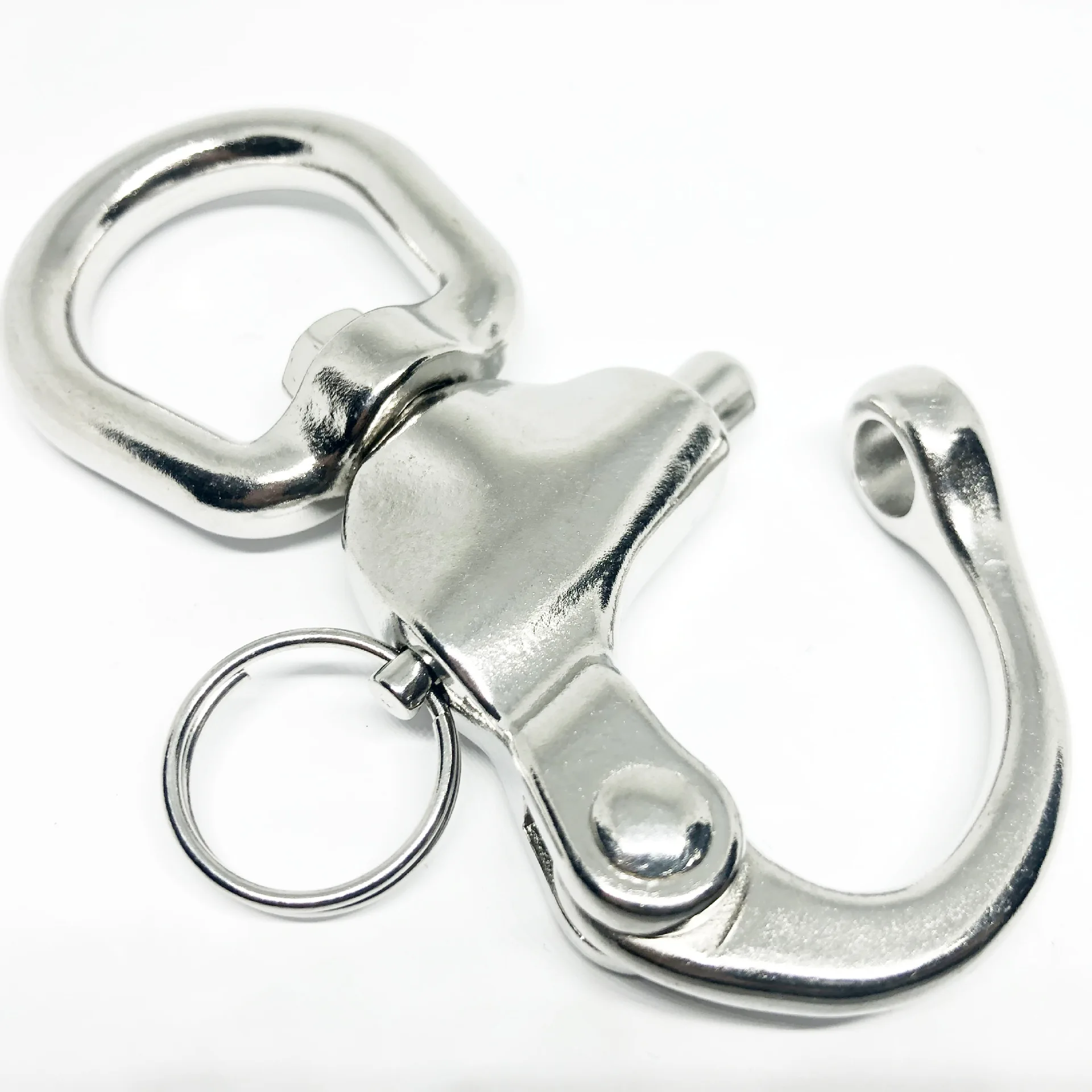 Snap Shackle 316 Stainless Steel Swivel Shackles Sailing Halyard Quick Release Sailboat Hardware for Sailing Rigging Hardwares