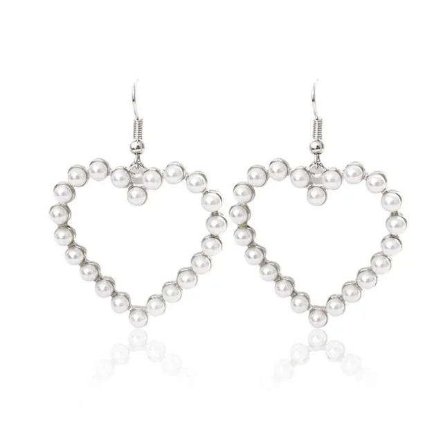 
statement custom freshwater pearl jewelry natural real pearl cross drop earrings 