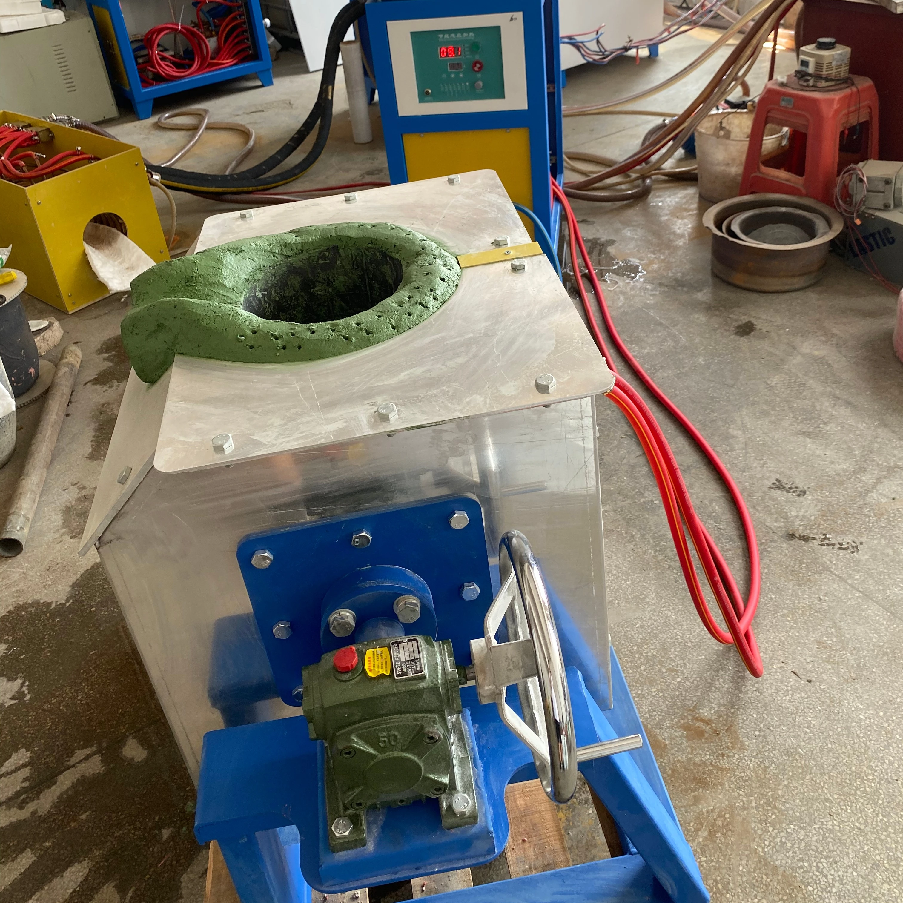1800 Degree Gold Smelting  Electric Induction Furnace Industrial Product