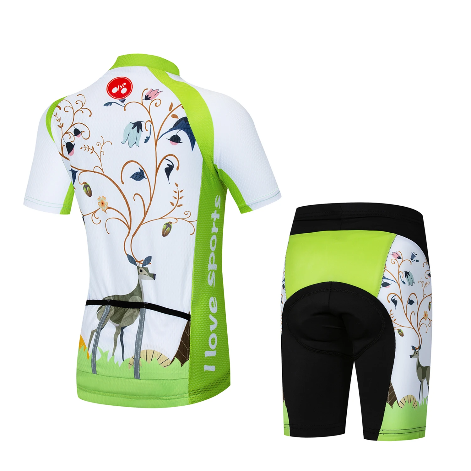 2022 Kids Cartoon Pro Team Cycling Jersey Set Boys Girls Cartoon Anime Cycling Clothing Children Road Bike Suit Shorts Pad Suits