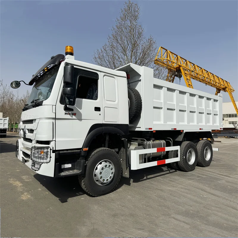 Used Sinotruk Howo  6X4 8x4 Truck  Dumper Loading dump Heavy Duty 25 Tons Heavy Manual 371hp Engine Transport Sand Tipper