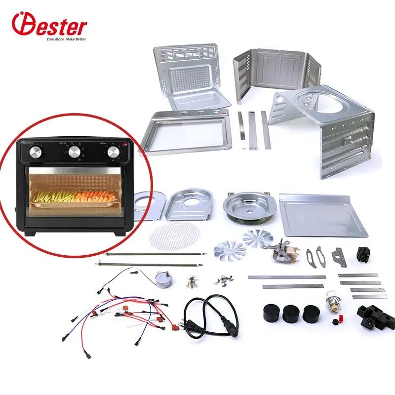 Big Capacity Home Cooking Kitchen Appliances Toaster Oven Electric Single Door Switch Air Fryer Oven