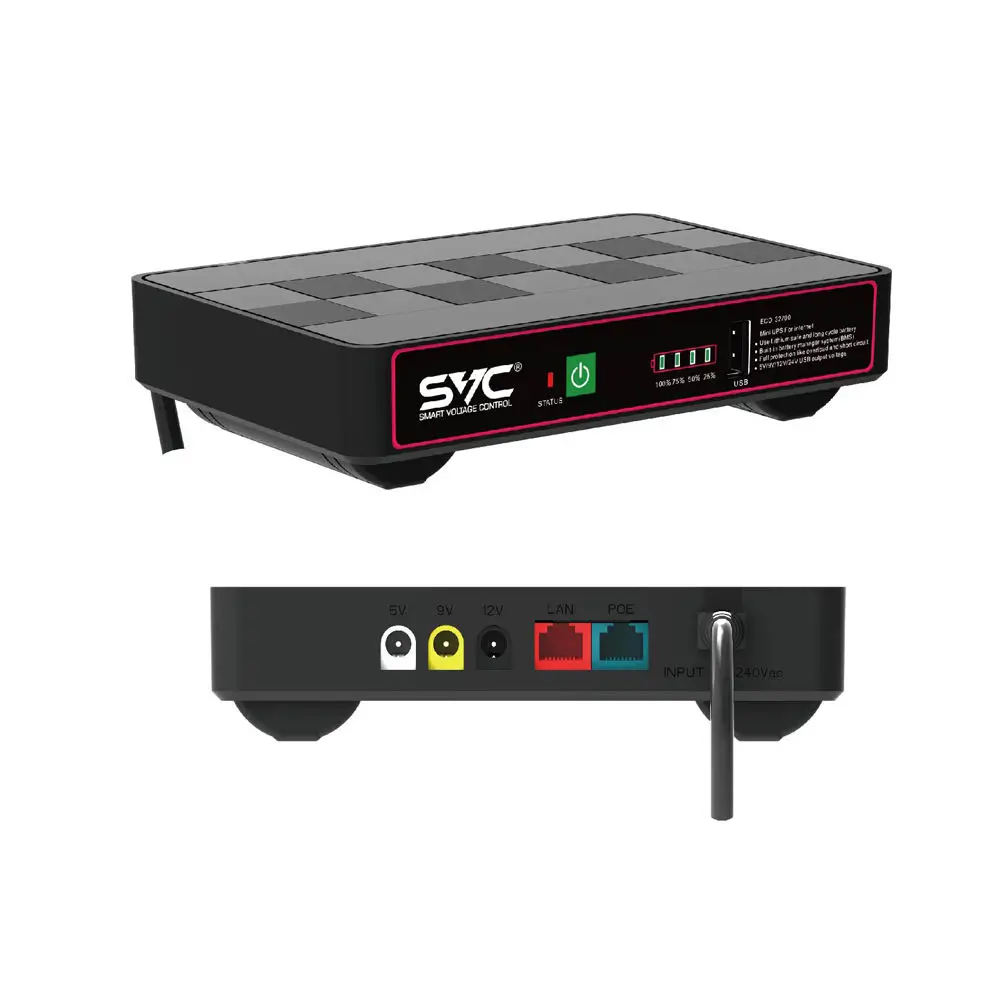 portable mini dc ups poe port 9v 12v 24v ups 200ah battery backup ups