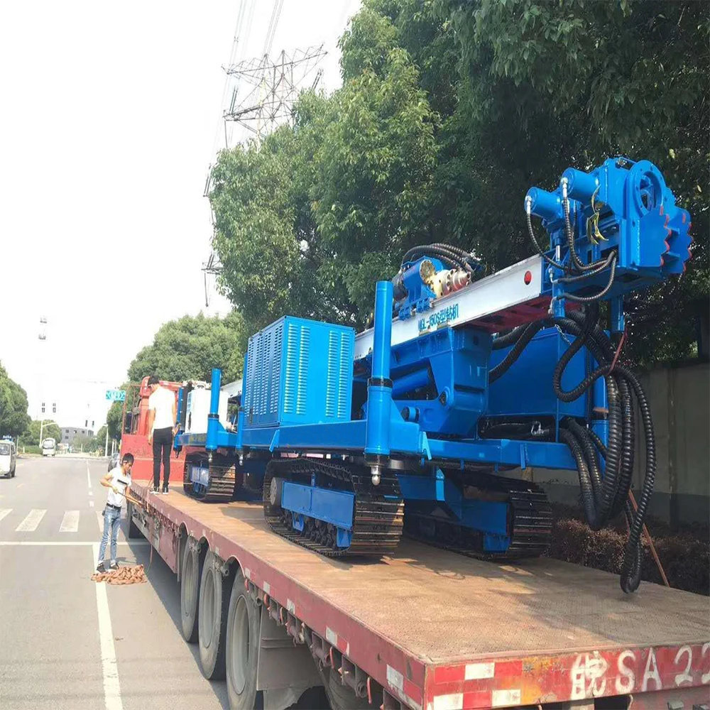 Walker MDL180 full hydraulic rock and earth ground hole drilling machine