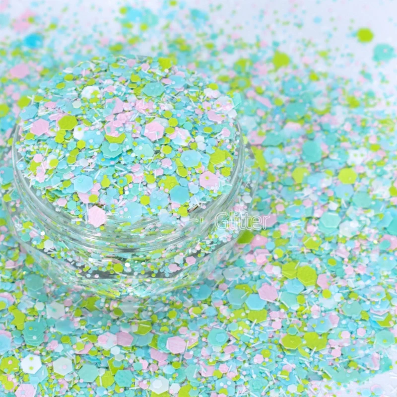 Free Samples Wholesale Fine PET Shimmer Powder Bulk Craft Nail Resin 1KG Polyester Glitter