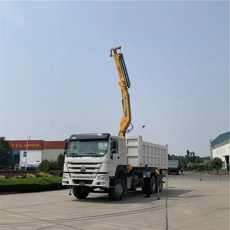 Xuzhou Manufacturer 2-14Ton Truck Mounted Crane Telescopic Boom Crane For Sale