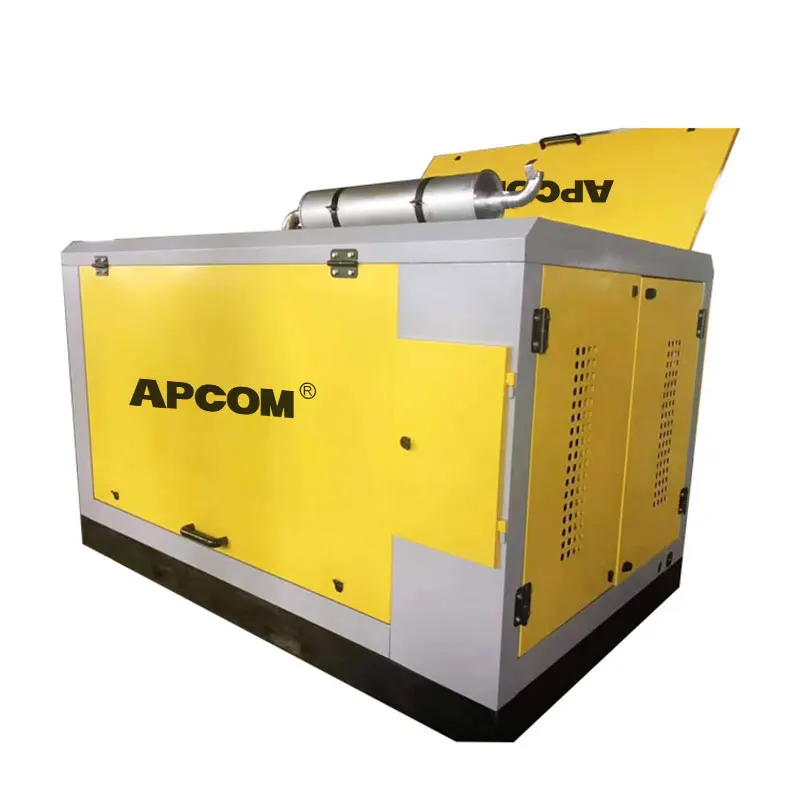  Новинка 2021 APCOM 145 psi 185CFM 185 CFM 8bar дизельный винтовой воздушный компрессор для шахты и сверления домкрата