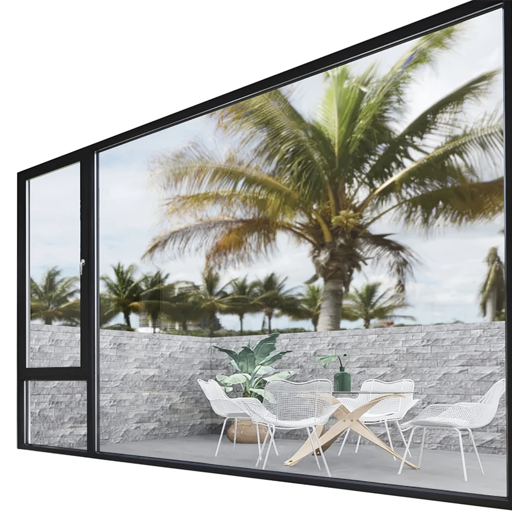 Hot Selling Cheap Price Large Floor Aluminum Fixed Glass Windows With Double Tempered Glass