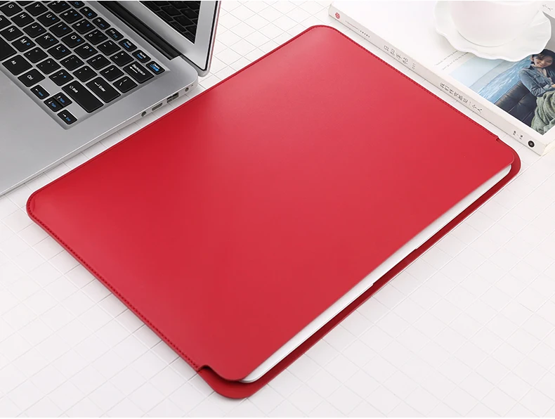 
Waterproof Premium PU Leather Sleeve Cover Cases for MacBook Air 13 inch (2017 version) 