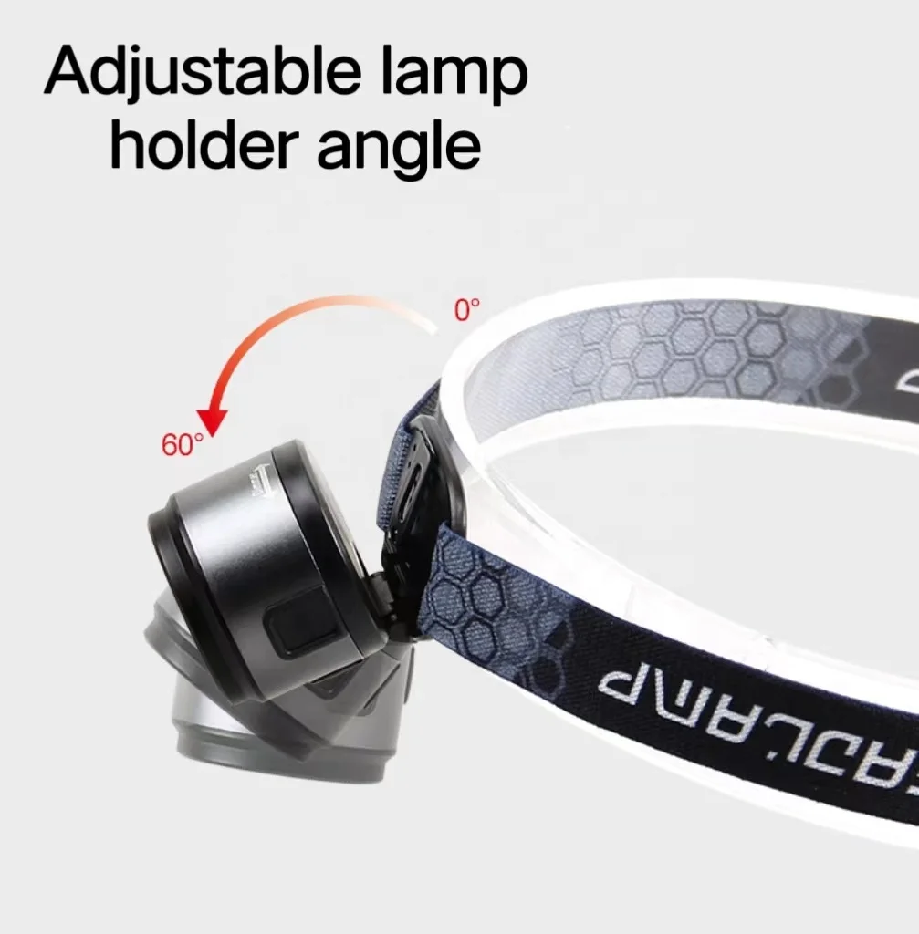 New multi-functional LED headlight clip light camping tent reading with strong magnetic lampshade work warning light