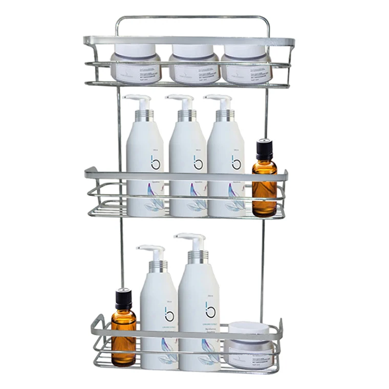 Стойка к ржавчине 3 уровня для ванной комнаты настенная полка для ванной комнаты металлическая проволока