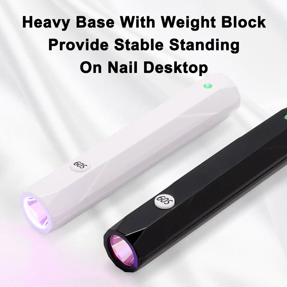 Latest 2-IN- 1Handheld and Desktop Mini Flash New cure Light Cordless Rechargeable for Mobile Use UV Led Gel polish Lamp
