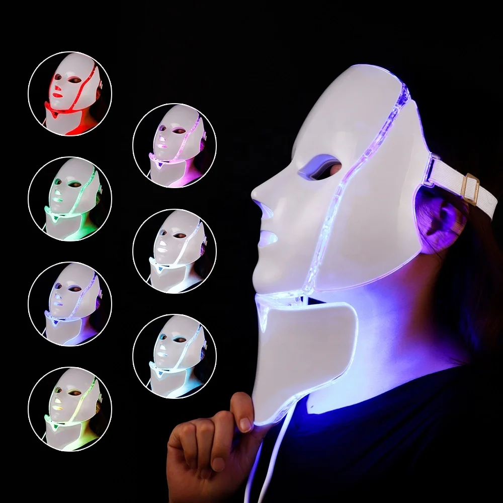  Customizable full eco face pdt electric family beauty equipment spa facial photon 7 colors light therapy led