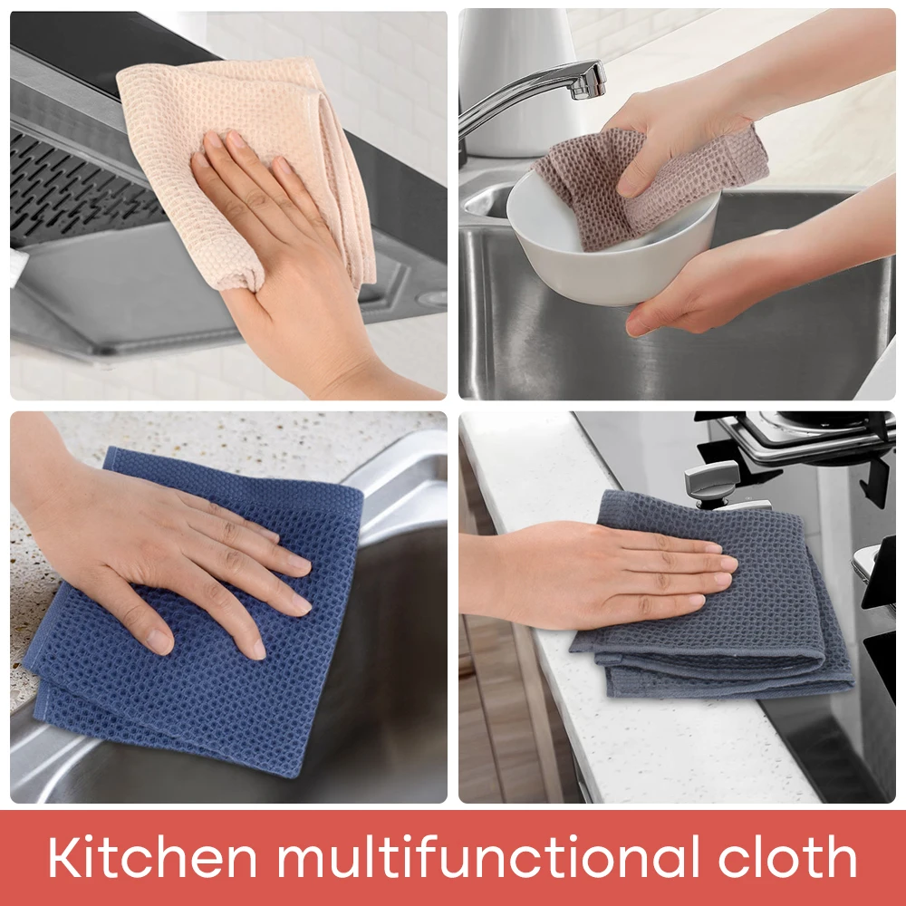 Toallas De Cocina Serviette De Cuisine Cotton Hand Kitchen Towels Cotton Dish Cloths Waffle Kitchen Dish Towels Set For Kitchen
