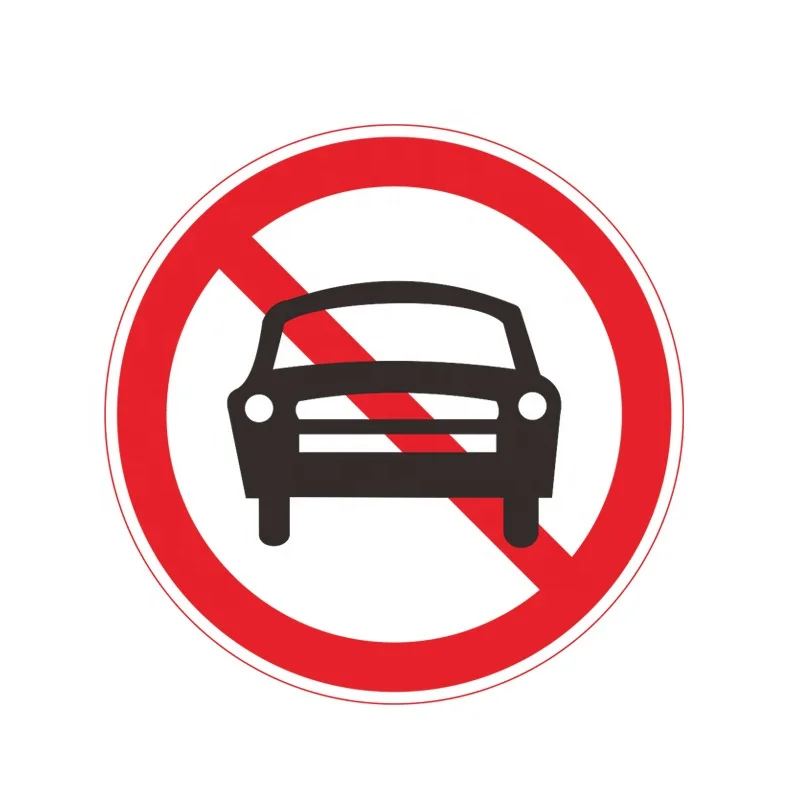 Factory workshop direct sales Aluminum traffic signs No parking sign traffic sign