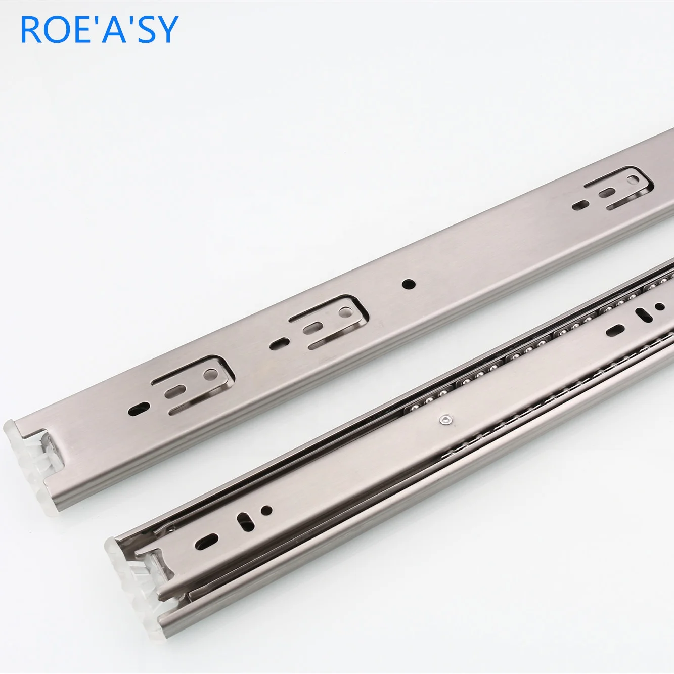 ROEASY 12 дюймов 45 мм 1 2*1 2 полного выдвижения шариковый подшипник направляющих для ящика телескопическая канал корпусной