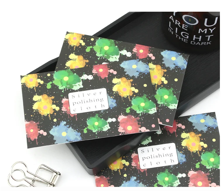 multipurpose jewelry Cleaning cloth with customized logo