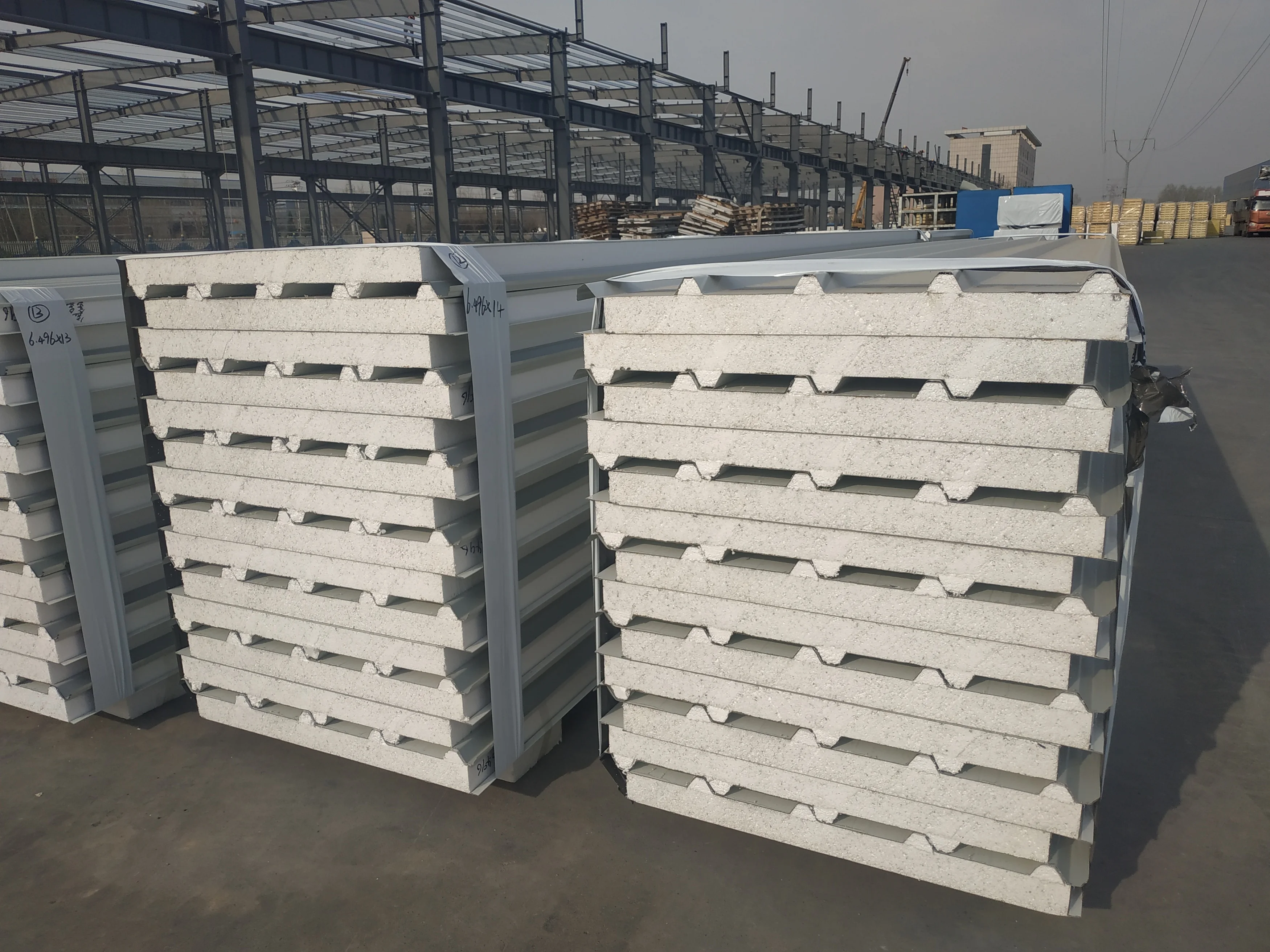 Easy installation best price Thermal insulation fireproof waterproof Eps cold room panels Sandwich wall Panel