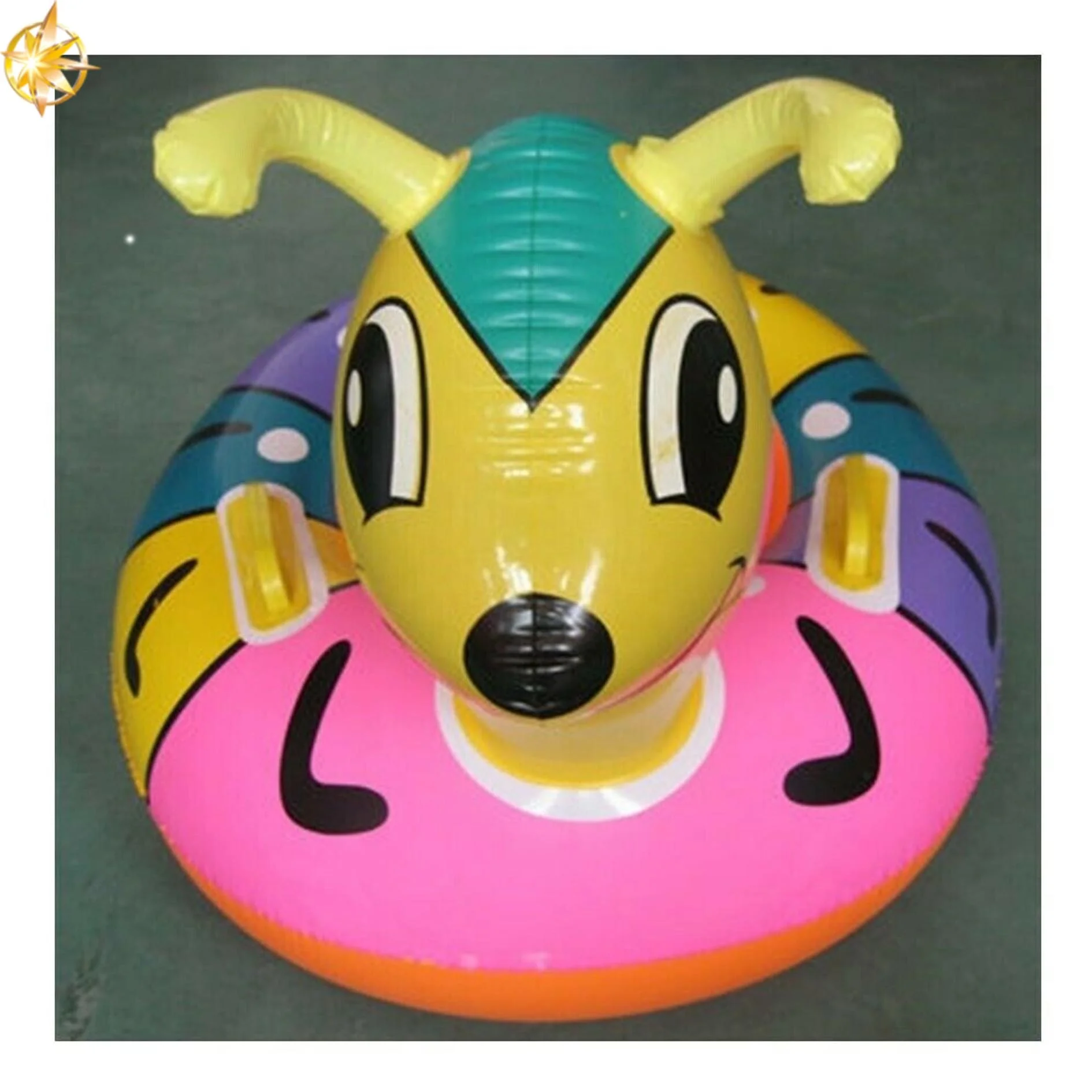 Customized inflatable Ant Inflatable Baby Children Water Taxis Swim Ring Toy Cartoon Animal