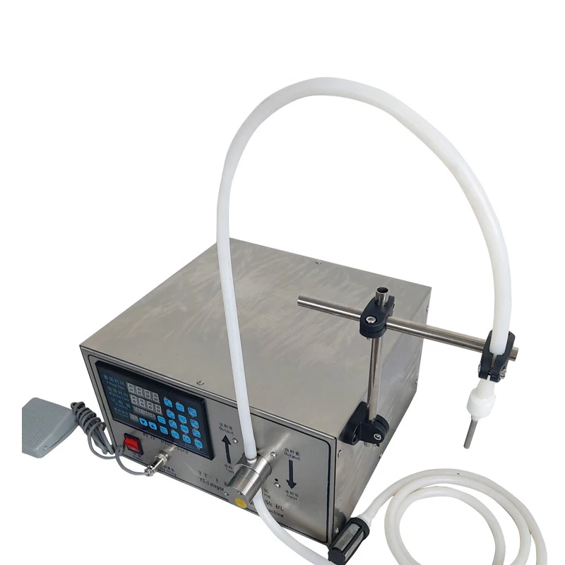 1/2/4/6 Heads alkali Acid corrosion Resistance Hot Semi Automatic Juice Water Bottling Liquid Filler Filling Machine