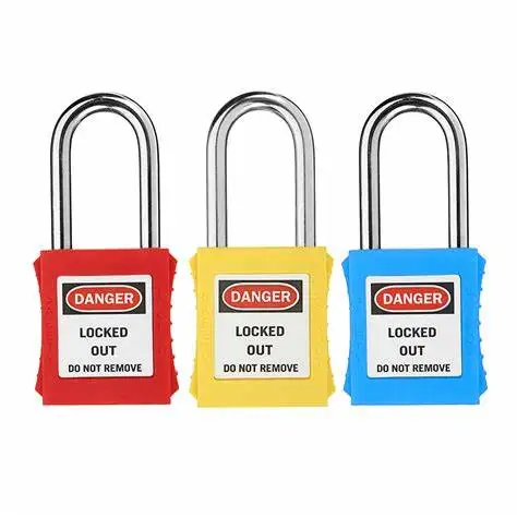 China Manufacturer ABS Safety Lockout Master Key Lock Industrial Safety Padlock