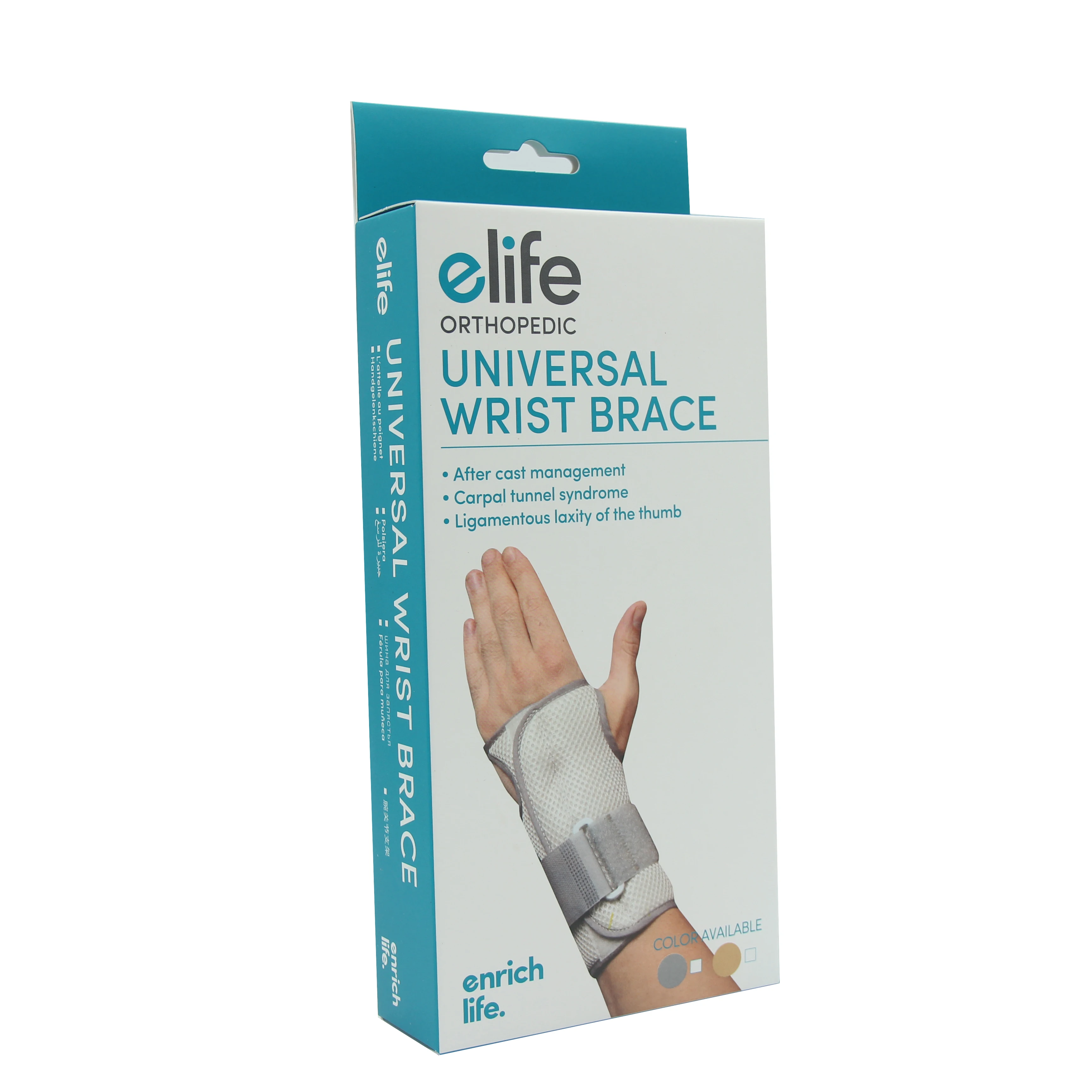 E-Life E-WR063 High Quality Mesh Wrist Brace Thumb Wrist Support Band