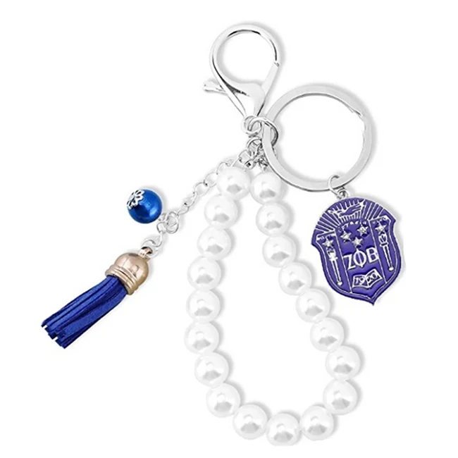 Liberty Gifts Zeta Phi Beta Keychain