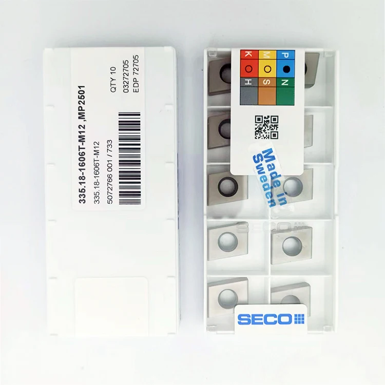 Wholesale Hot Sale High Accuracy Turning Carbide Inserts 335.18-1606T-M12,MP2501