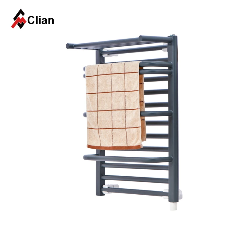 110/220V 250W sus304 electric towel warmer rail rack radiator bathroom thermostat resistance water inside heating