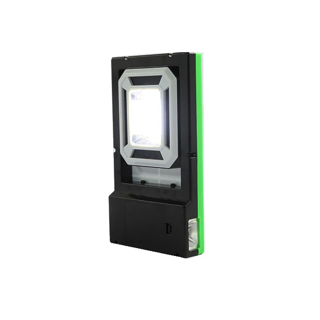 Solar integrated Emergency light with 3 small lights Portable lighting system with USB output